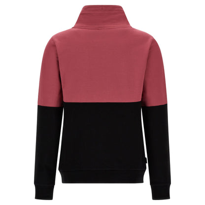 Freddy Tuta Sportiva Donna Zip Collo Alto Inserto Fantasia F3WTRK3 F93N Malaga Nero