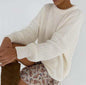 Women's oversized knitted sweater