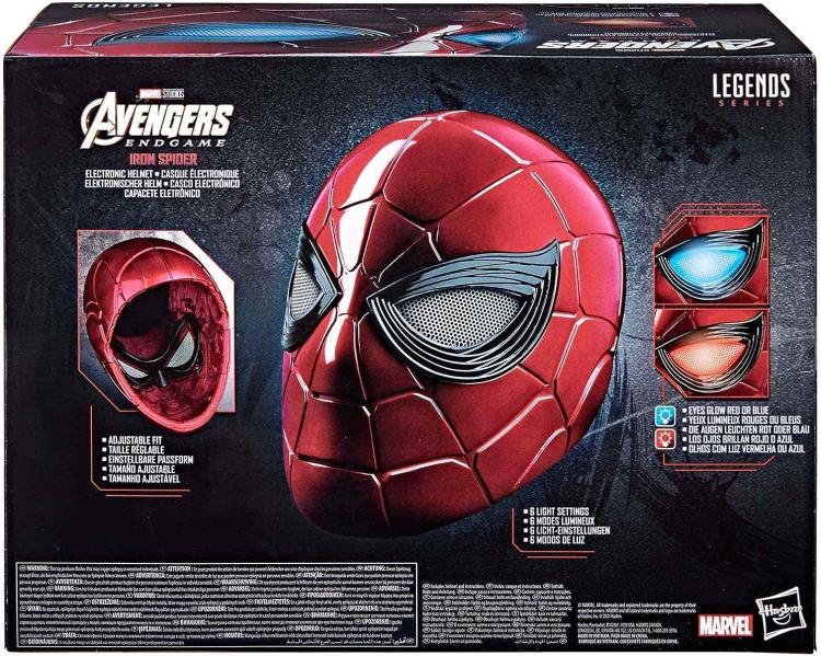 Hasbro - Avengers: Marvel Legends Series - Elektronischer Iron Spider-Man Helm