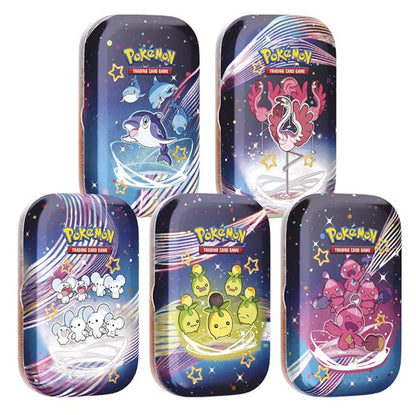 Pokemon Mini Tin: Destino Di Paldea Gcc Card Game Tgc W / Stickers (Random)