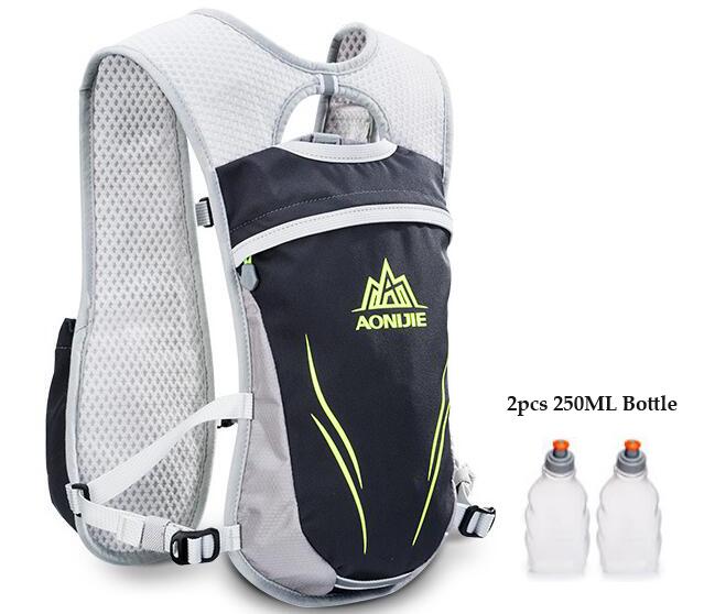 Zaino Running Idratazione Unisex per Maratona con Tasche Multiple