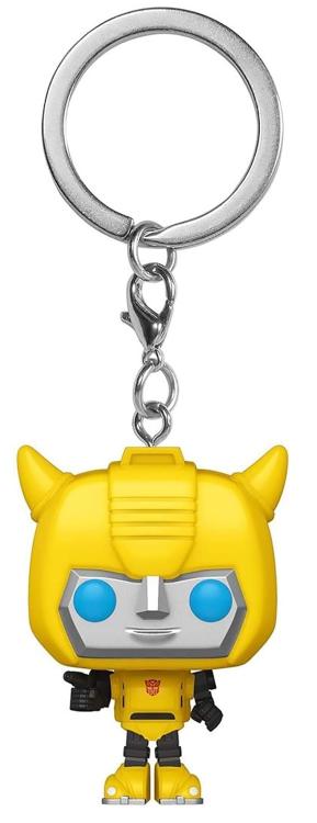 Funko Pop! Schlüsselanhänger Pocket Movie Transformers – (Bumblebee) Vinylfigur 4 cm