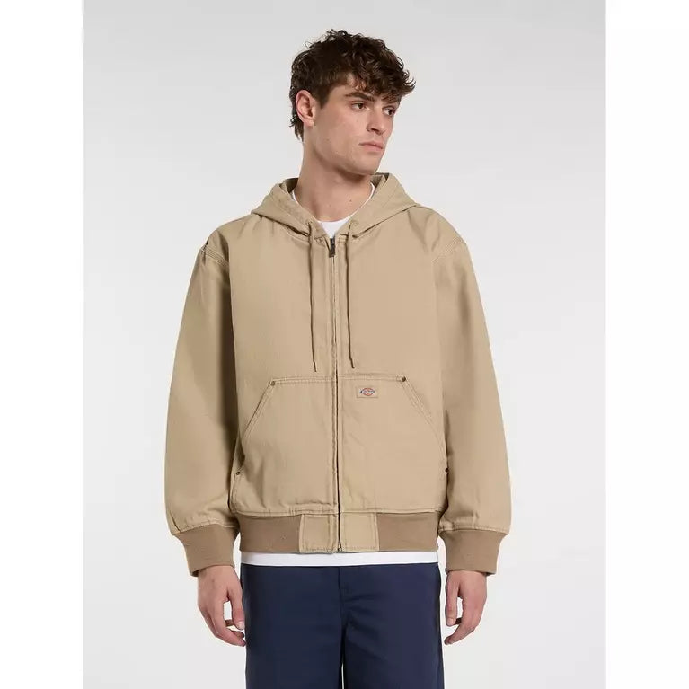 Dickies Giubbino Uomo Unlined Canvas Cappuccio Bom DK0A88JZ0DS1 Sabbia