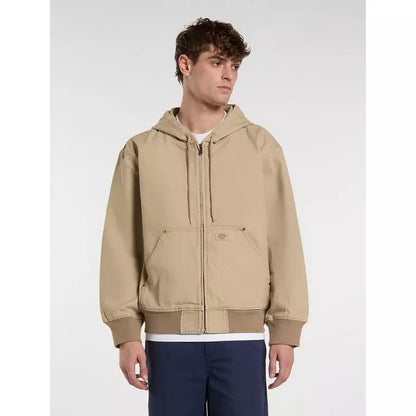 Dickies Giubbino Uomo Unlined Canvas Cappuccio Bom DK0A88JZ0DS1 Sabbia