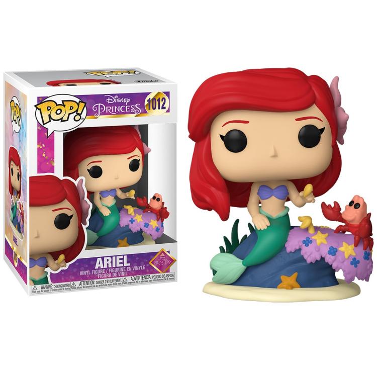 Funko Pop! Disney Prinzessin 1012 - Arielle Figur Die kleine Meerjungfrau 9 cm