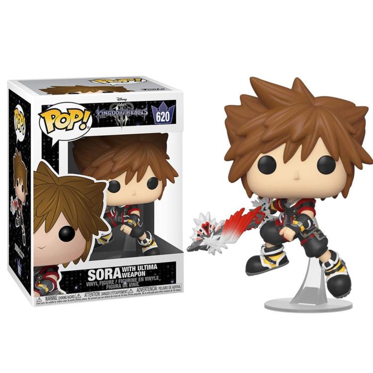 Funko Pop! Disney Games Kingdom Hearts - (620) Sora mit Ultima Weapon Schild 9cm