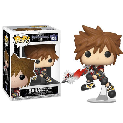Funko Pop! Disney Games Kingdom Hearts - (620) Sora mit Ultima Weapon Schild 9cm
