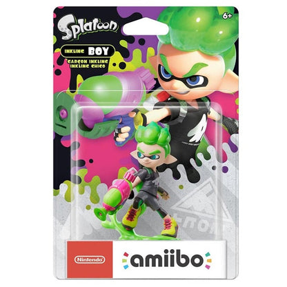 AMIIBO SPLATOON 2 INKLING BOY NINTENDO SWITCH STATUE LIMITED NEON GRÜN JUNGE