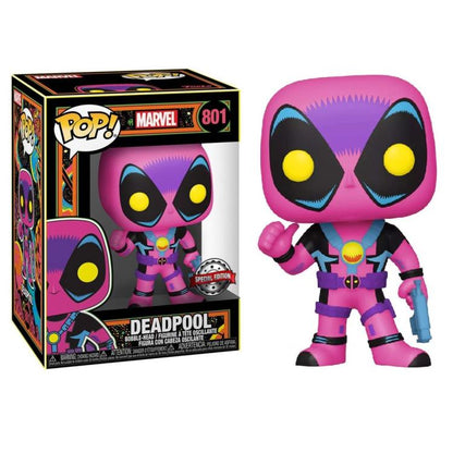 Funko Pop! Marvel Studios Blacklight (801) Deadpool Figur Vinyl Figur 9cm