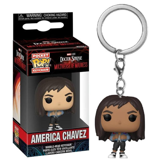 Funko Pop! Keychain Pocket Marvel Doctor Strange (America Chavez) Schlüsselanhänger