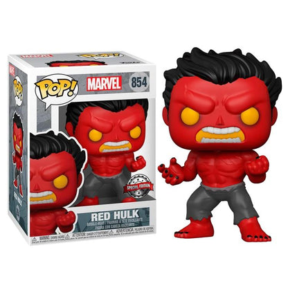 Funko Pop Marvel – (854) Red Hulk – Vinyl Figur Special Edition 9 cm