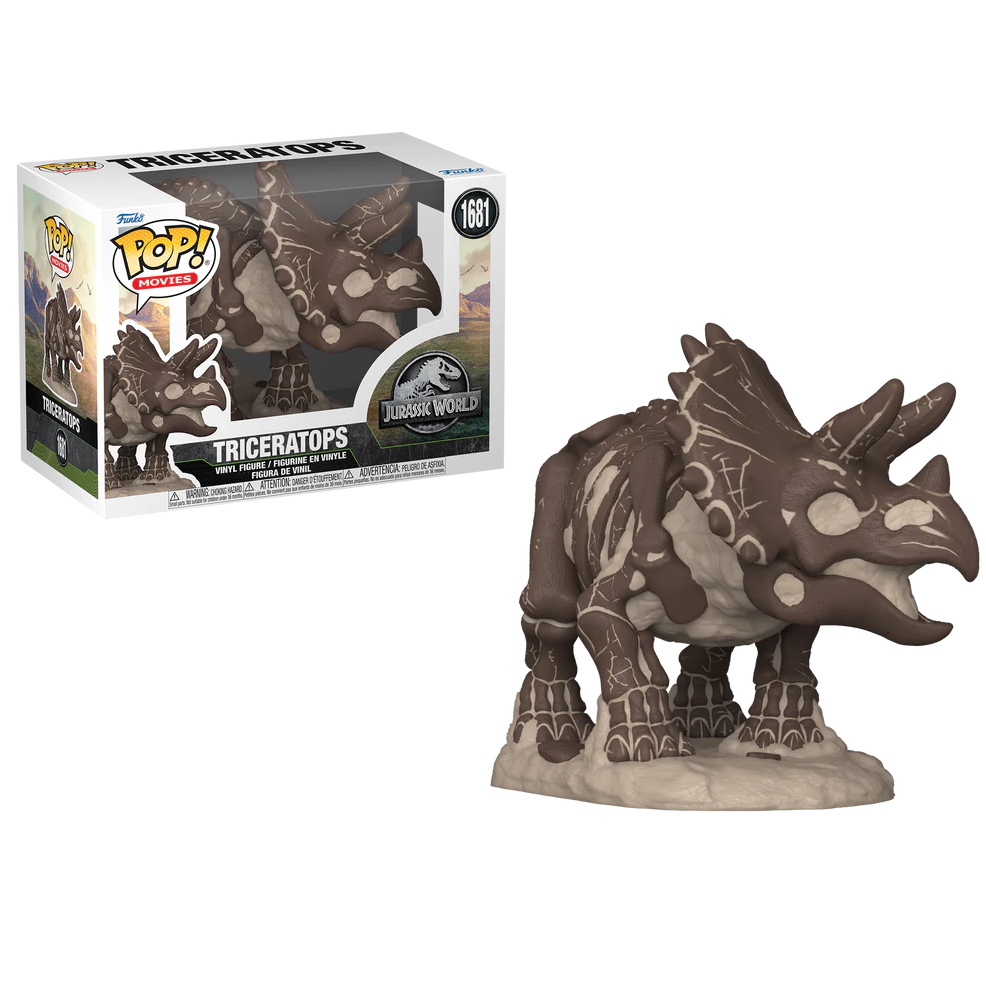 Funko Pop ! Movies Jurassic World (1681) Triceratops Vinyl Figur Triceratops