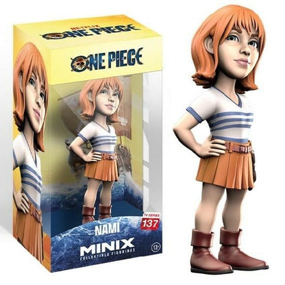 Minix: One Piece - Nami (Anime 137) Anime Figur Gummi 12cm Statuette Neu