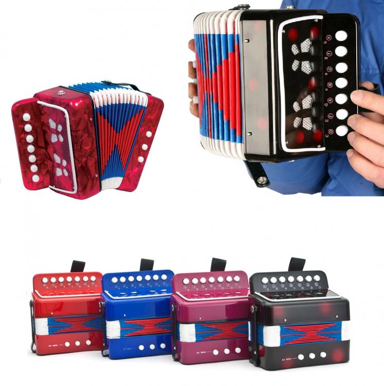 Mini-Akkordeon, Musikinstrument, Geschenkidee für Kinder