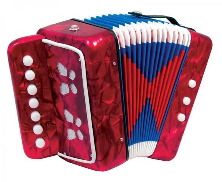 Mini-Akkordeon, Musikinstrument, Geschenkidee für Kinder