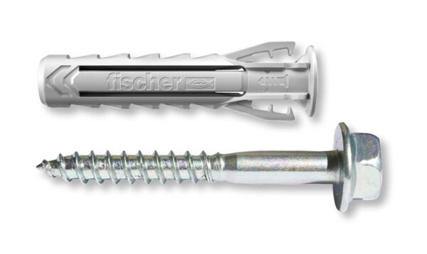 Nylon Plug TE 'SX PLUS BM' with Hex Screw for Heavy Loads