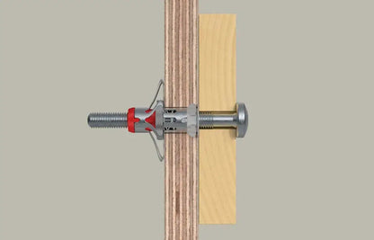 Tassello Fischer DuoHM M6x55 mm con Vite per Cartongesso – Ø12 mm