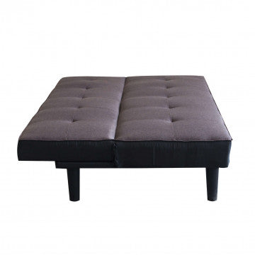 Modernes Schlafsofa Alvin mit Metall- und Holzrahmen