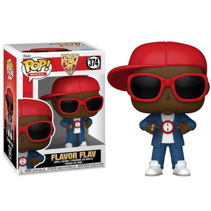 Funko Pop ! Rocks - (374) Flavor Flav Vinyl Figur 9cm Rapper Sänger