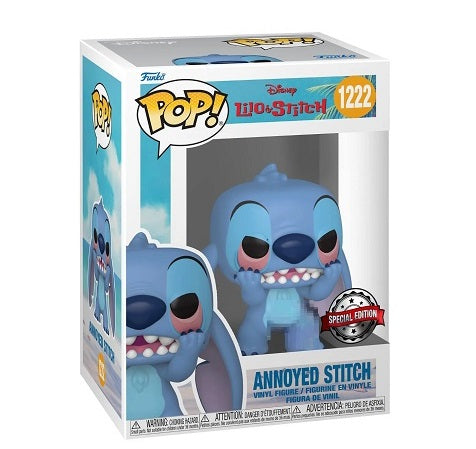 Funko Pop ! Disney Lilo & Stitch (1222) Annoyed Stitch Special Edition Figure 9Cm