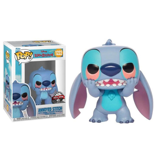 Funko Pop ! Disney Lilo & Stitch (1222) Annoyed Stitch Special Edition Figure 9Cm