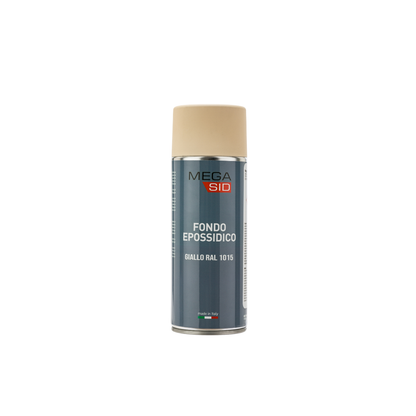 MEGASID Bomboletta Spray Primer Fondo Epossidico Bianco, Nero e Grigio 400ml