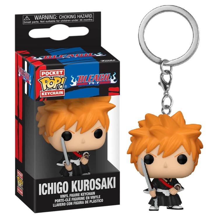 Funko Pop ! Schlüsselanhänger Pocket Bleach - (Ichigo Kurosaki) Schlüsselanhänger Vinyl Figur