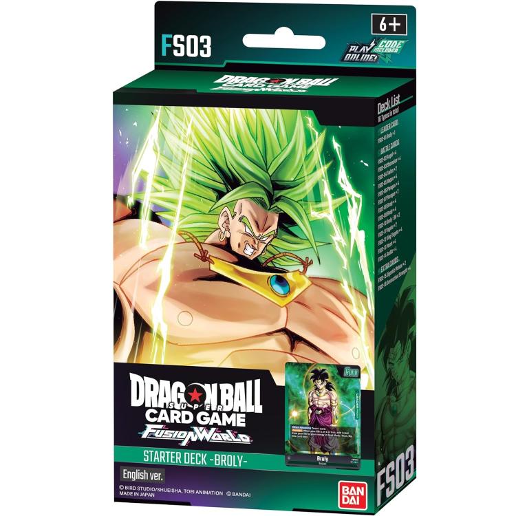 Dragon Ball Super Fusion World Starter Deck Fs03 Broly Eu Eng Tcg-Kartenspiel