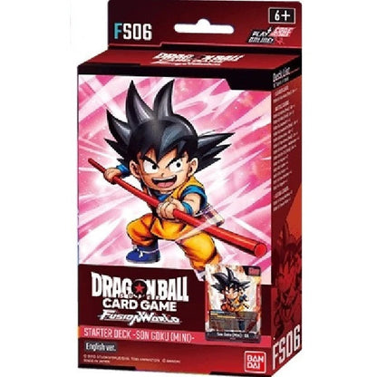 Dragon Ball Super Fusion World Starter Deck FS06 Son Goku Mini TCG-Kartenspiel Englisch
