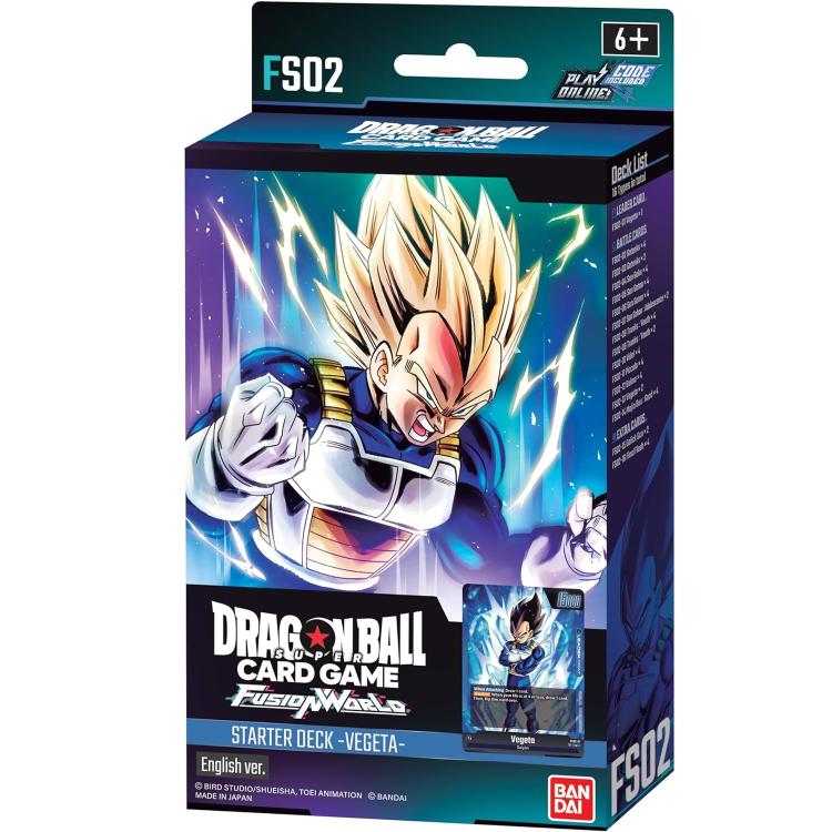 Dragon Ball Super Fusion World Starter Deck Fs02 Vegeta Eu Eng Tcg Kartenspiel