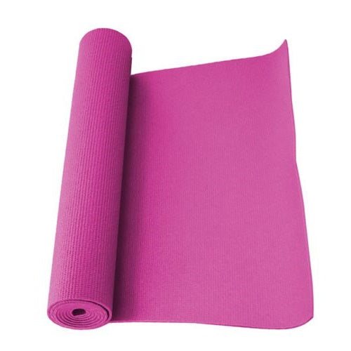 Yogamatte Aerobicmatte Fitness Gymnastikmatte Pilatesmatte 0.3cm Fuchsia
