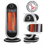 Oscillating Carbon Electric Heater 900W Low Consumption Handle Halogen Heater