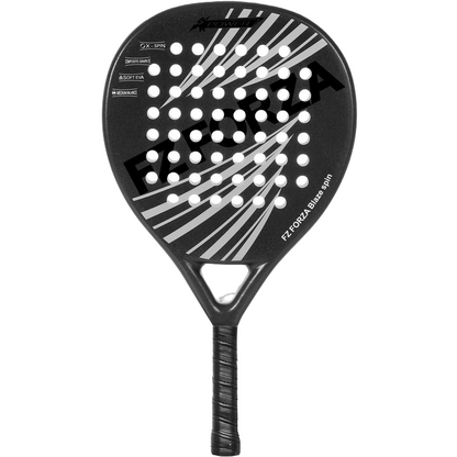 FZ FORZA Classic Power V2 Blaze Spin Racchetta Padel Nero Carbonio - FZ220001