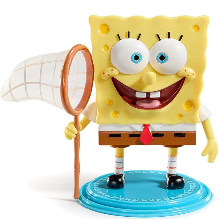 BENDYFIGS - SPONGEBOB SCHWAMMKOPF (SPONGEBOB) FIGUR MIT DISPLAY-STÄNDER SPIELZEUG