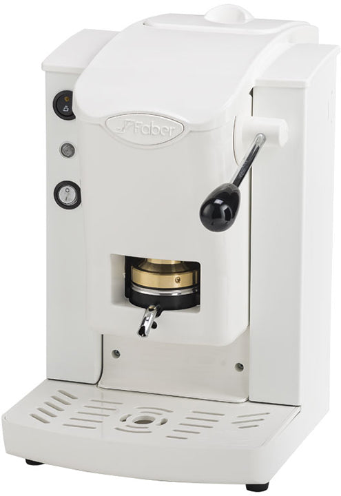 Faber Slot Plast Kaffeemaschine Kaffeepads 44mm Espresso Kaffeepads Weiß 500W