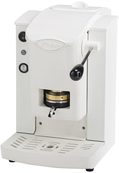 Faber Slot Plast Kaffeemaschine Kaffeepads 44mm Espresso Kaffeepads Weiß 500W