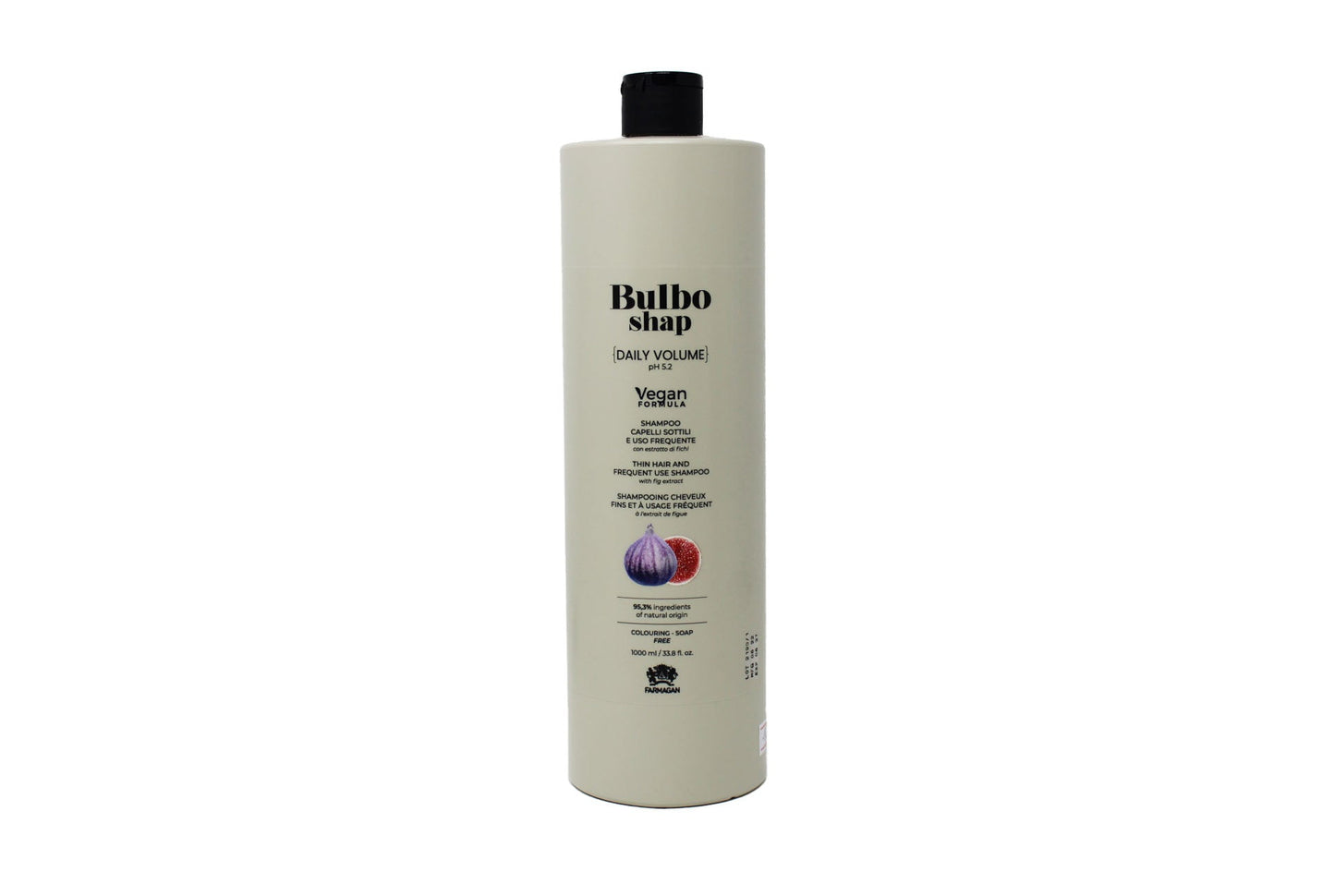 Farmagan Bulbo Shap Formula Vegan Daily Volume Shampoo Per Capelli Sottili E Uso Frequente 1000 ml