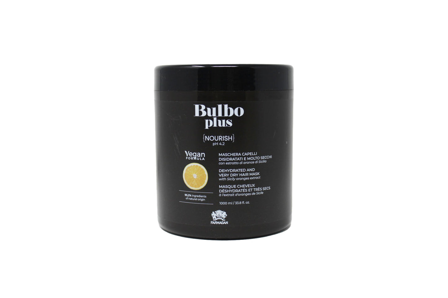 Farmagan Bulbo Plus Formula Vegan Nourish Maschera Per Capelli Danneggiati E Molto Secchi 1000 ml