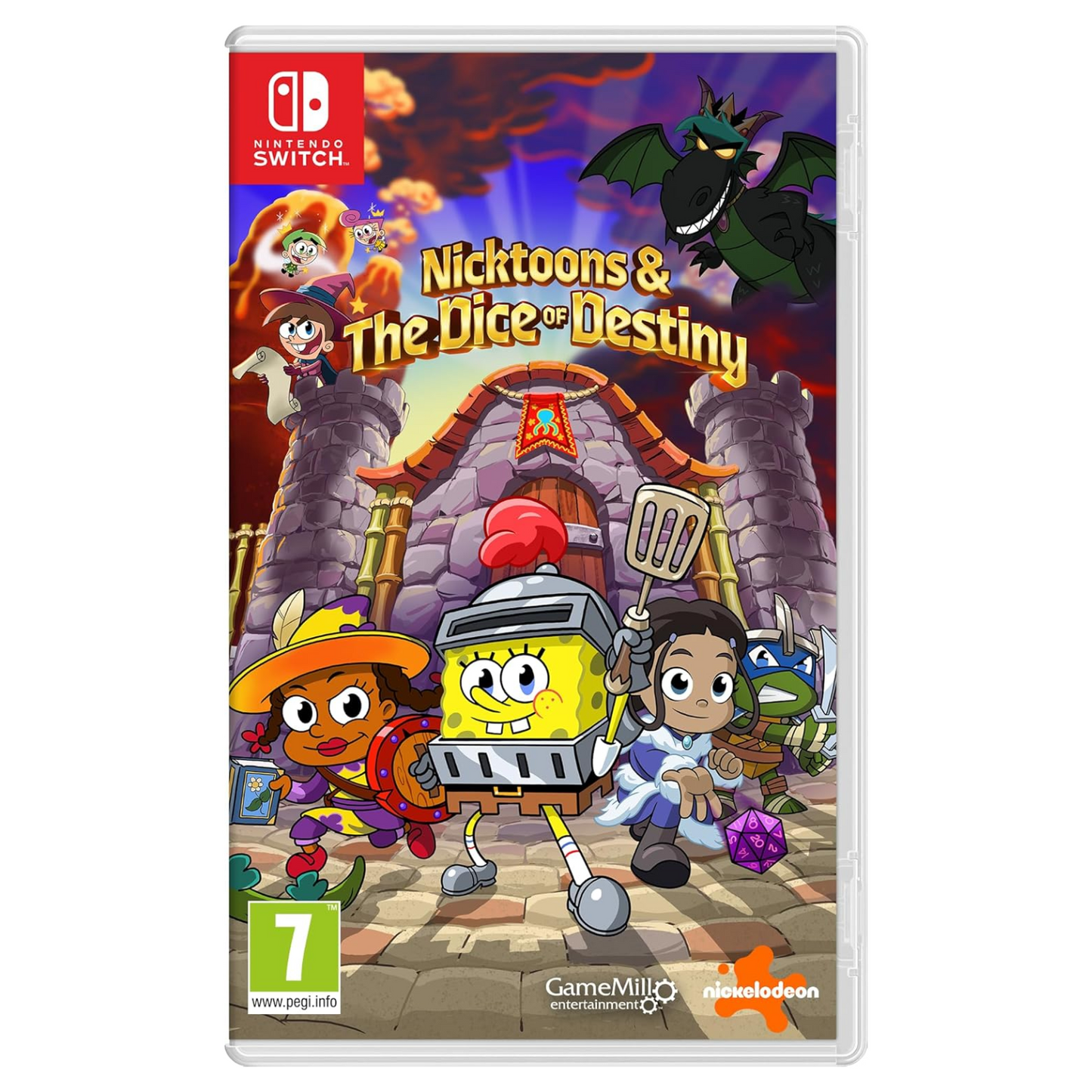 Nicktoons And The Dice Of Destiny Switch Spiel EU Mehrsprachig Spongebob