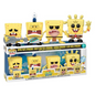 Funko Pop! Ripped Pants / Krusty Krab Pizza / Caveman / Glove World Spongebob (4-Pack Glow)