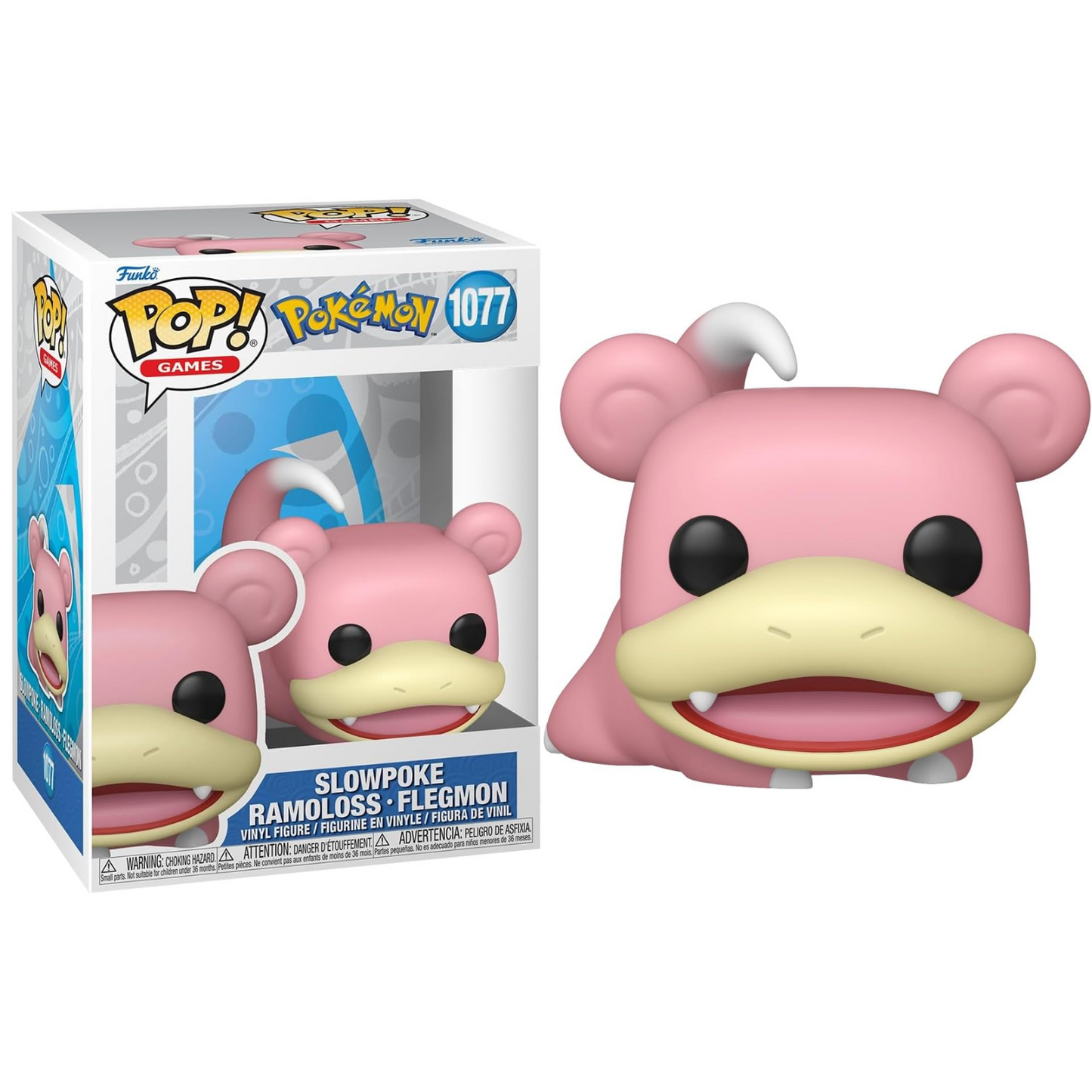 Funko Pop! Games – Pokémon (1077) Slowpoke Vinyl-Figur 9cm Pokémon