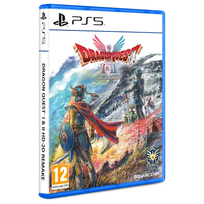 Dragon Quest I & II HD-2D Remake PS5 Videospiel Pal Italienisch Neu
