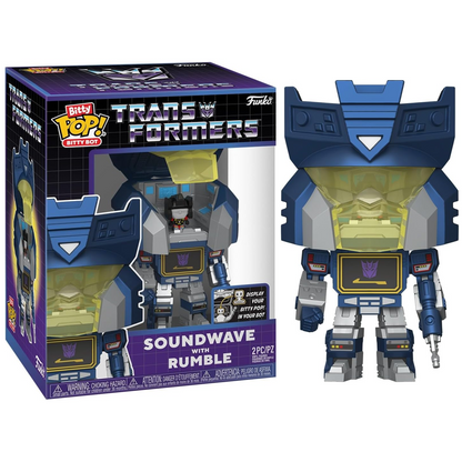 Funko Bitty Pop! Bitty Bot – Transformers – Soundwave mit Rumble