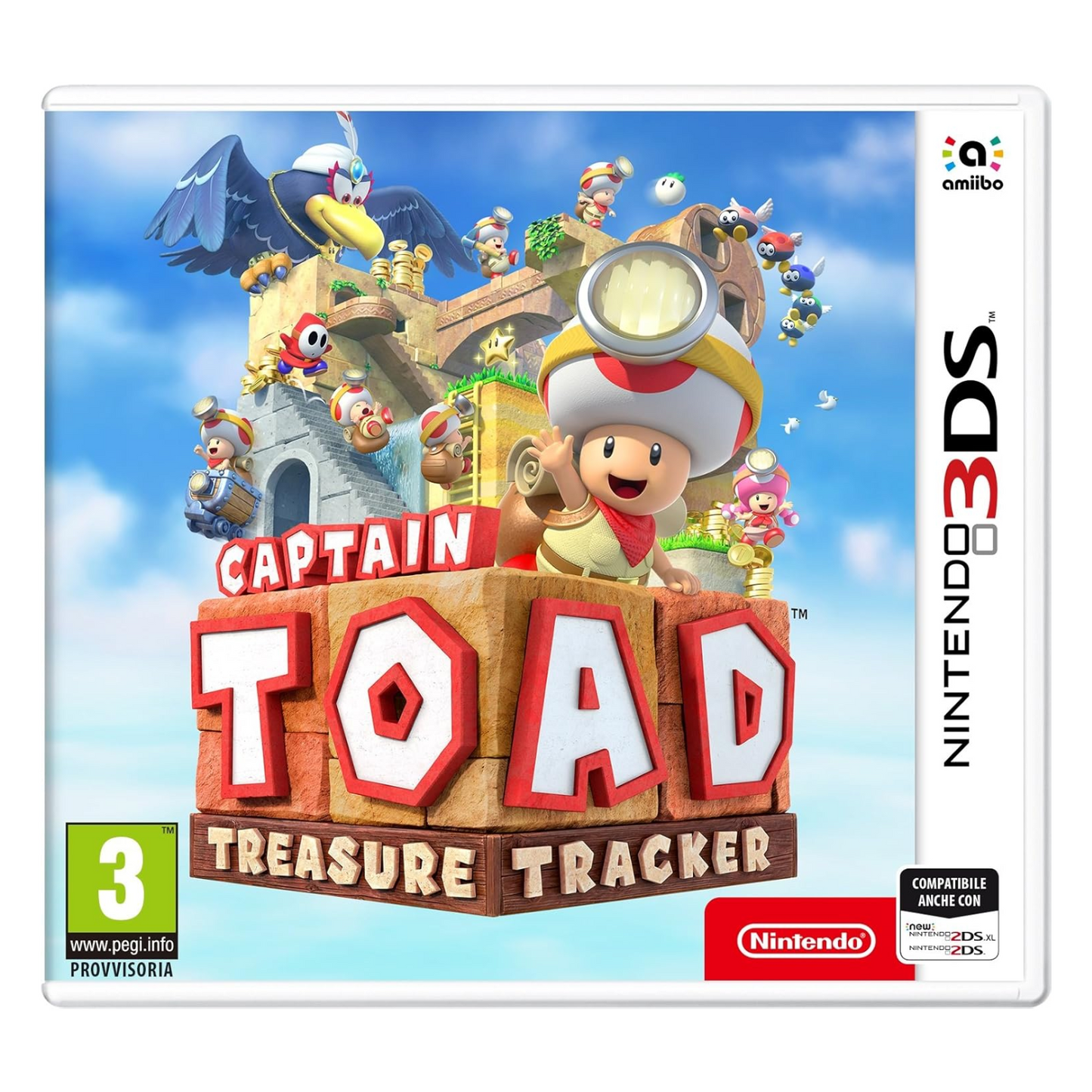 Captain Toad Treasure Tracker Nintendo 3DS Neu Versiegelt ITA