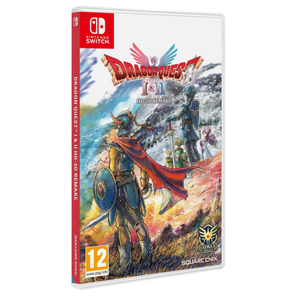 Dragon Quest I & II HD-2D Remake Nintendo Switch Spiel Pal Italienisch Neu