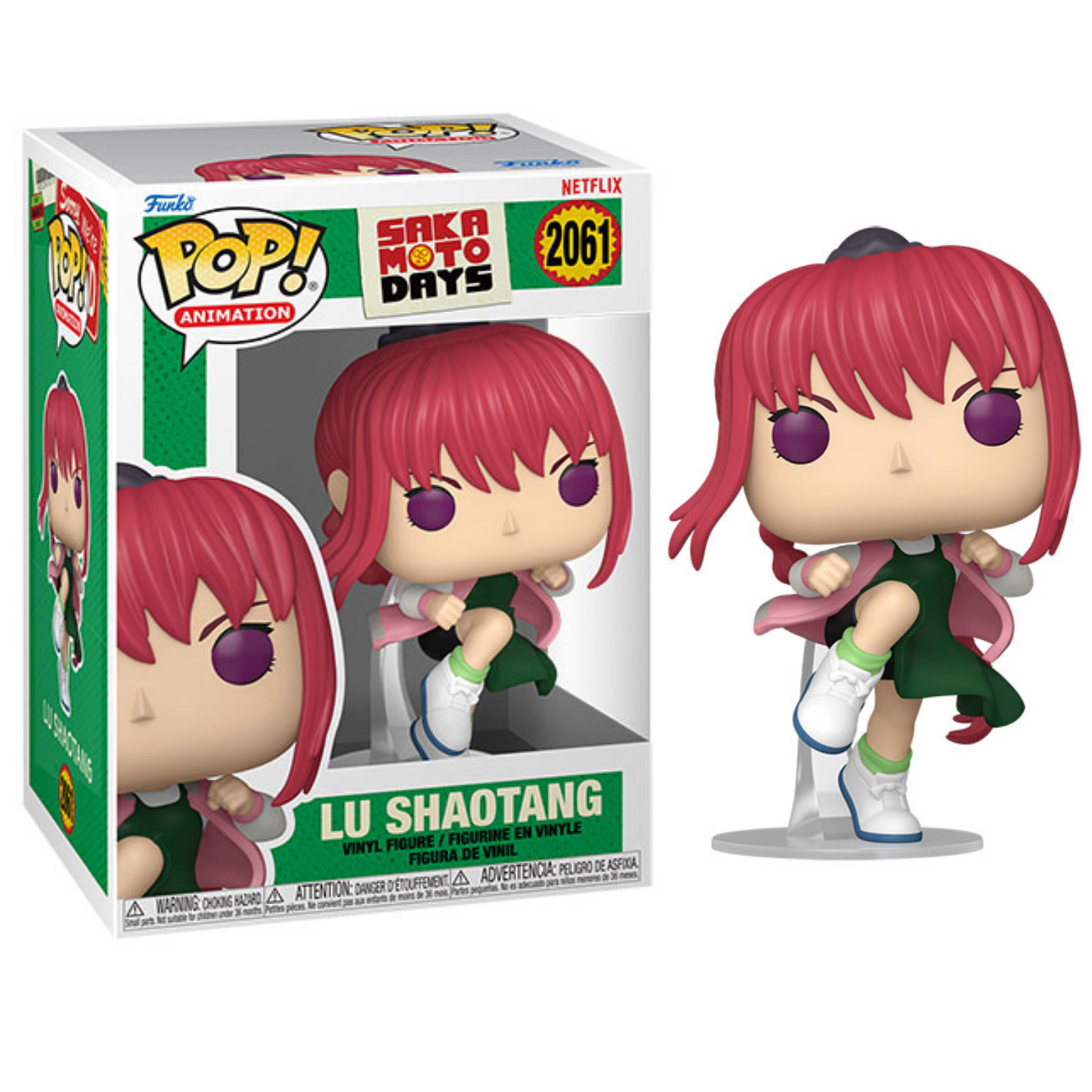 Funko Pop ! Animation - Sakamoto Days (2061) Lu Shaotang Figure 9cm