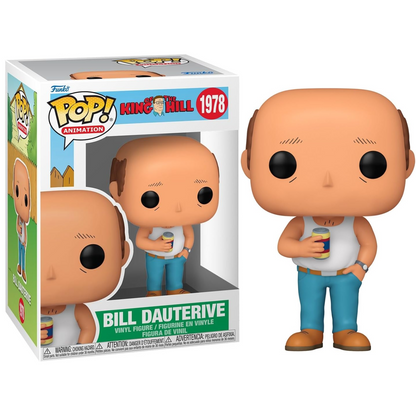 Funko Pop! Animation – King Of The Hill (1978) Bill Dauterive Vinylfigur 9cm