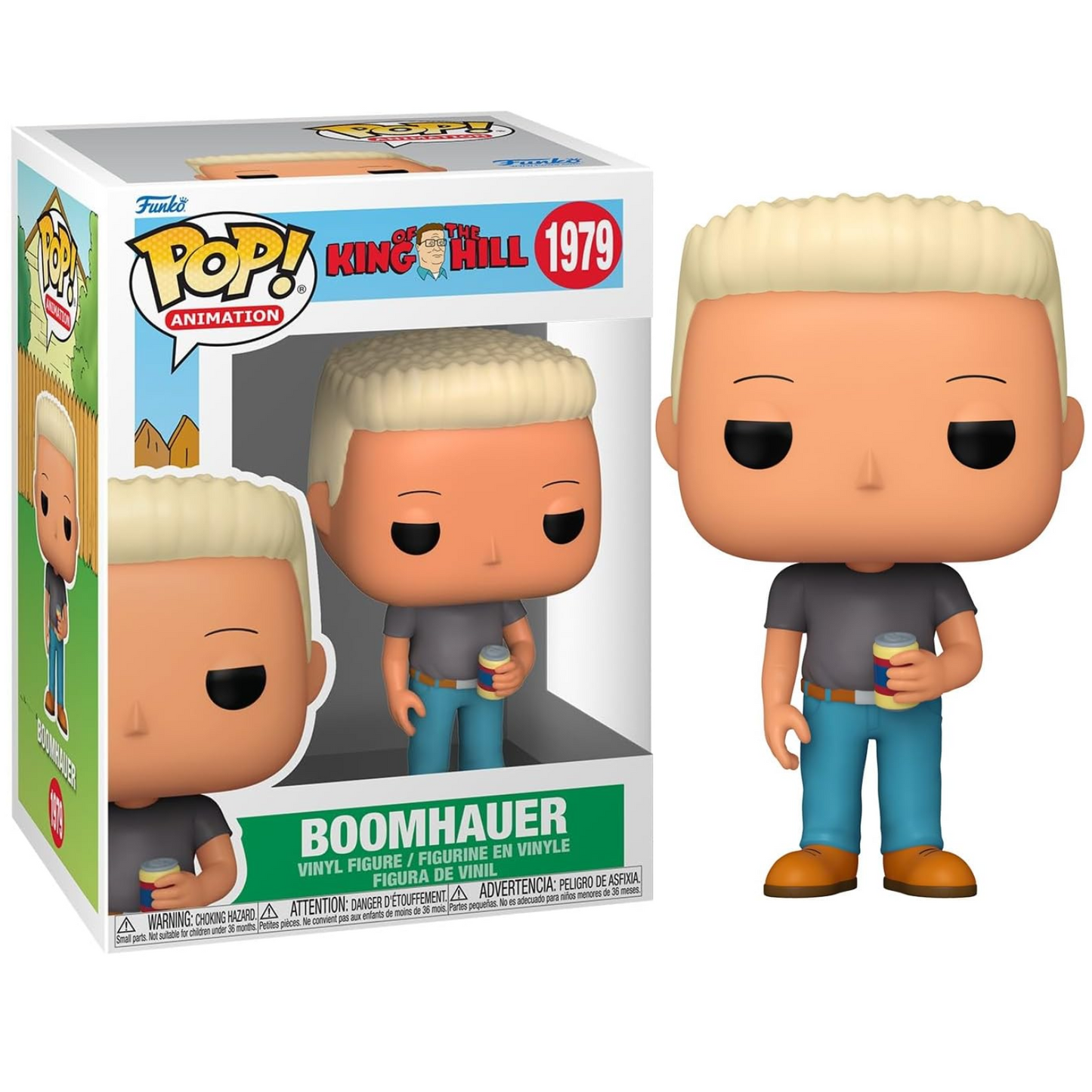 Funko Pop! Animation – King Of The Hill (1979) Boomhauer Vinylfigur 9cm