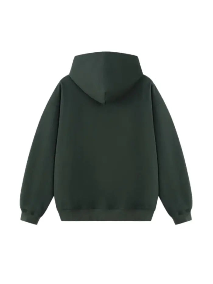 Felpa Oversize con cappuccio Boxy Fit 380g Premium