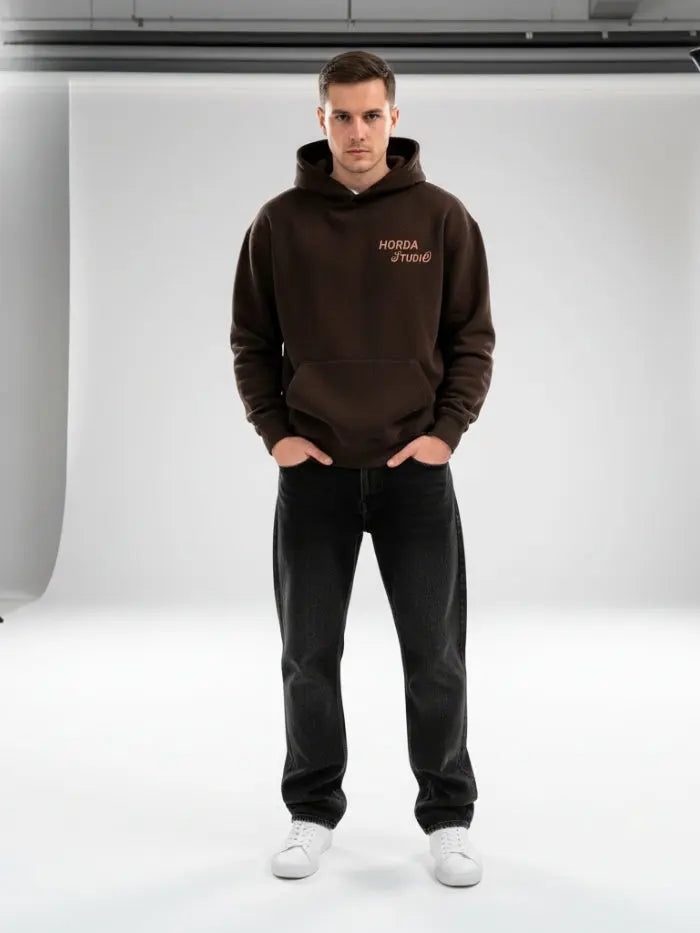 380g Premium Cotton Boxy Fit Sweatshirt – No Violence Streetwear Made in Italy